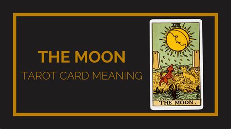 The Moon Tarot Card Meaning