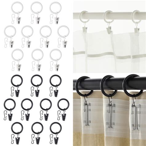 Ikea Syrlig Curtain Ring With Clip And Hook 25mm And 38mm Shopee Malaysia