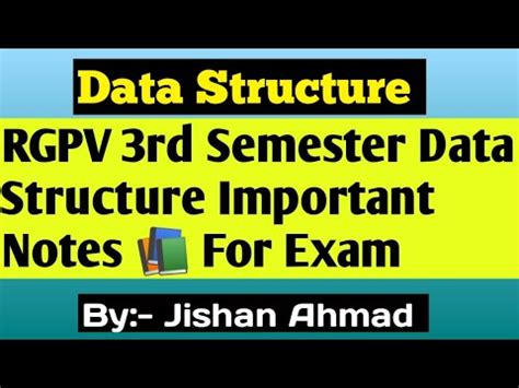 Data Structure Rgpv Important Questions Rgpv Data Structure Notes