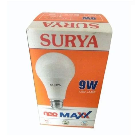 W Surya Neo Max Ceramic Led Bulb Cool Daylight E At Rs Box In