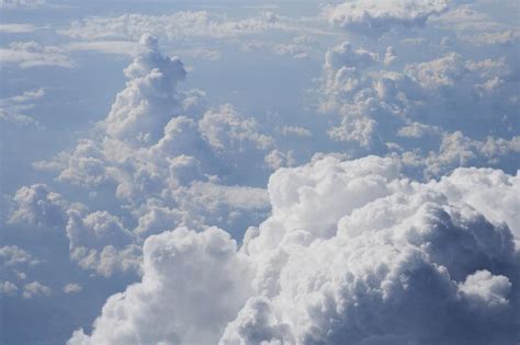 Premium Photo | Clouds view from the plane window