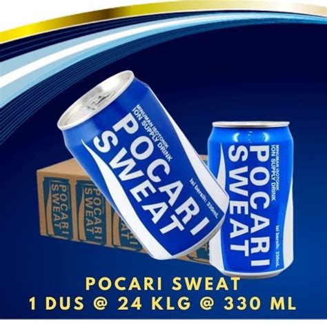 Pocari Sweat Minuman Berenergi Kaleng Dus Klg Lazada Indonesia