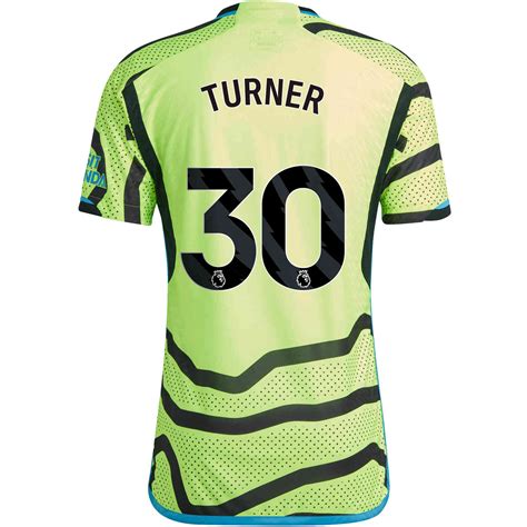 202324 Adidas Matt Turner Arsenal Away Authentic Jersey Soccerpro