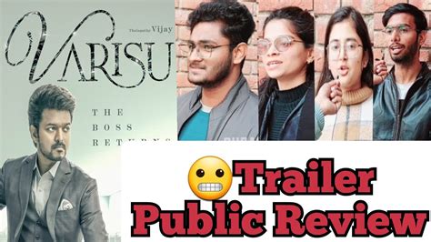 Varisu Trailer Public Review Varisu Trailer Public Reaction Vijay