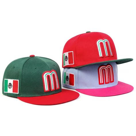 Bon S De Beisebol Unissex Letra M Bordado Snapback Hiphop Chap U