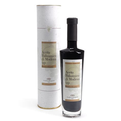 Bottiglia Da Ml Aceto Balsamico Di Modena Igp Tubo Bianco