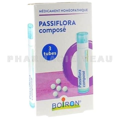 Passiflora Composé 3 Tubes Boiron Stress Et Sommeil Pharmacie Veau