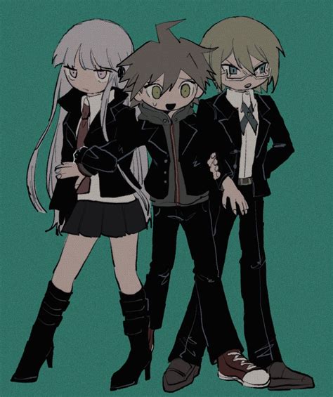 Kirigiri Kyouko Naegi Makoto And Togami Byakuya Danganronpa And 1