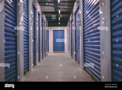 Indoor Storage Units Stock Photo - Alamy