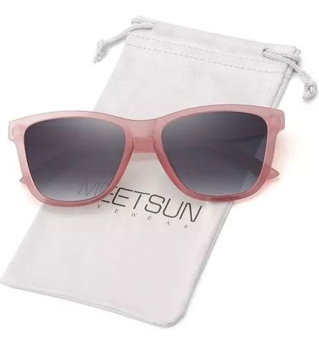 Lentes Gafas De Sol Meetsun Polarizados Unixes Clásico Retro Lente Gris