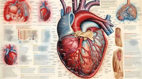 Una Imagen Detallada E Informativa De Un Coraz N Humano Que Destaca Las