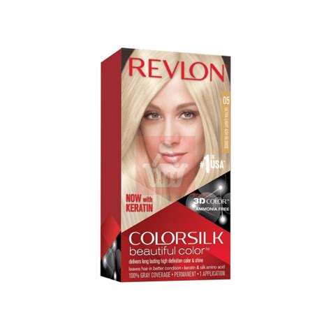 Revlon Colorsilk Beautiful Color Permanent Hair Color 05 Ultra Light Ash Blonde