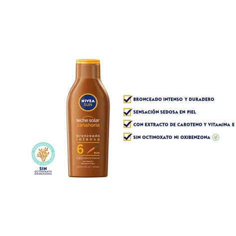 NIVEA SUN Leche Solar Zanahoria FP 6 Perfumerías África