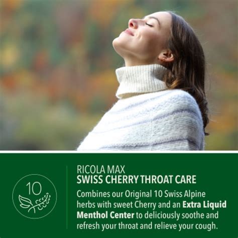 Ricola Max Cough Suppressant Throat Drops And Maximum Sore Throat