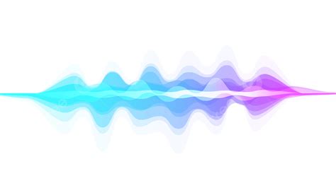 Sound Equalizer Light Effect Wavy Blue Gradient Light Effect Sound