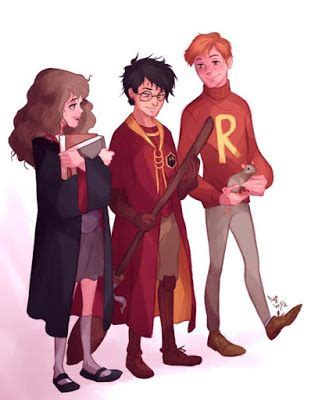 The Golden Trio - HARRY POTTER :)