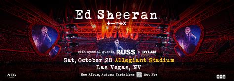 Ed Sheeran ÷x Tour Allegiant Stadium