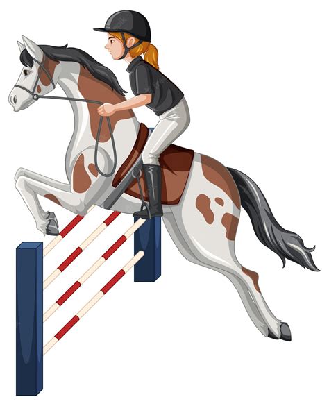 horse jumping - Clip Art Library