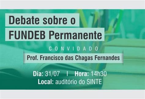 Blog Lajes Do Cabugi LUTA EM FAVOR DO FUNDEB PERMANENTE Debate