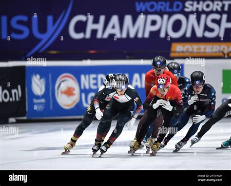 Rotterdam Netherlands 15th Mar 2024 Lin Xiaojun Front C And Liu