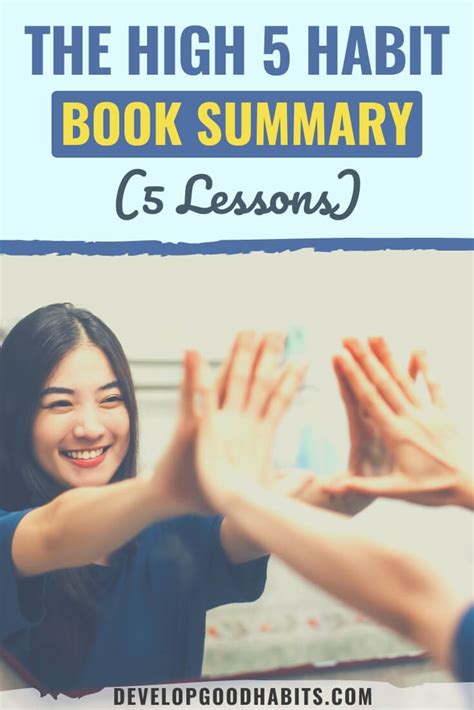 The High 5 Habit Book Summary (5 Lessons) – Self Help Resources