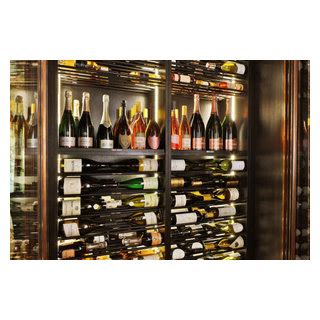 Commercial Wine Cellar Display Built By Harvest In Dc Moderne