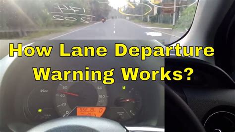 How Your Car Safety Lane Departure Works Youtube