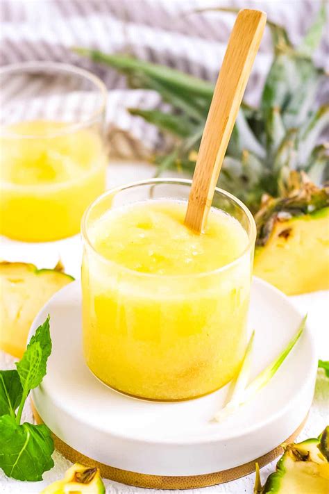 Healthy Food Pineapple Puree