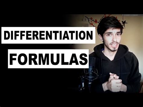 Differentiation Formulas: A Beginner's Guide | SchoolTube