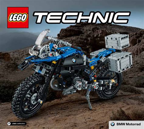 Vadovas Lego Set 42063 Technic BMW R 1200 GS Adventure