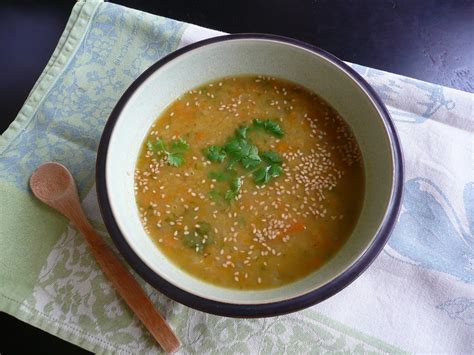 Petits Cahiers En Cuisine Soupe Parfum E Aux Lentilles Corail