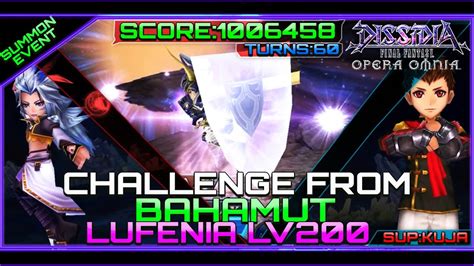 Dffoo Gl Challenge From Bahamut Lufenia Youtube