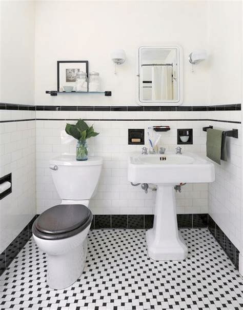 Classic Black And White Bathroom Tile – Rispa