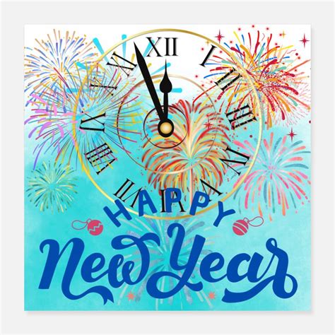 Happy New Year Posters Unique Designs Spreadshirt