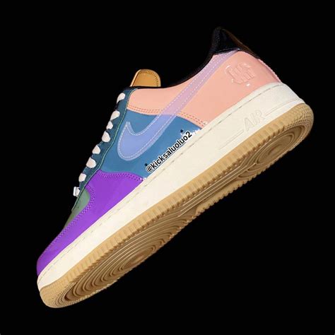 UNDEFEATED X Nike Air Force 1 Low Multi Patent Nice Kicks