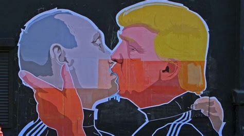 Mural Of Vladimir Putin Kissing Donald Trump On The Lips Mashable