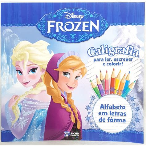 Como Se Escreve Frozen - Livro Disney Frozen - Caligrafia Para Ler, Escrever e Colorir! - Walt ...