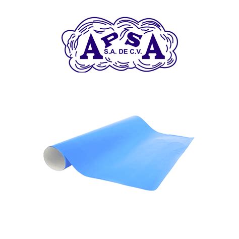 PAPEL LUSTRE AZUL CIELO 25 PIEZAS APSA Ofimarket Mx