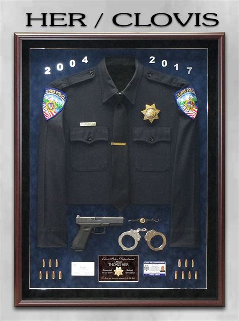 Uniform Framing From Badge Frame Military Shadow Box Shadow Box