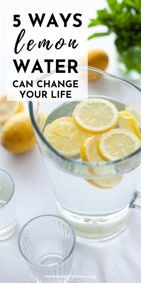 Lemon Water Benefits And Recipe Beauty Bites