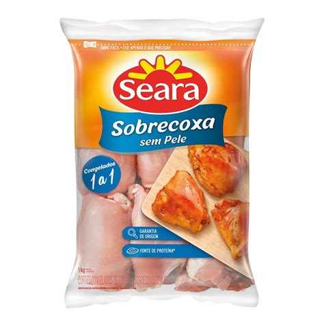 Sobrecoxa de Frango Seara 1kg Alm Iqf é aqui na Barcelos