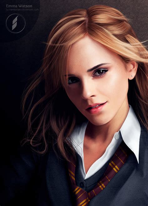Emma Watson Portrait by namiociarz on DeviantArt