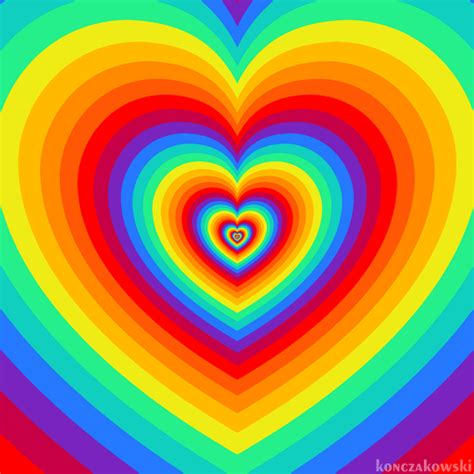 Imago Rainbow Aesthetic Rainbow Art Heart 