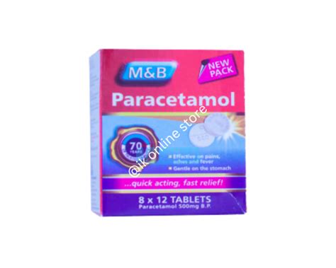 M B Paracetamol Tablet IK Online Stores Ikonlinestore