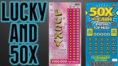 Found 2x On Lucky And 50x The Cash Texas Lottery Scratch Off Youtube