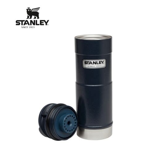 Stanley Classic One Hand Vacuum Mug 16 Oz Hammertone Navy 10 01394 008