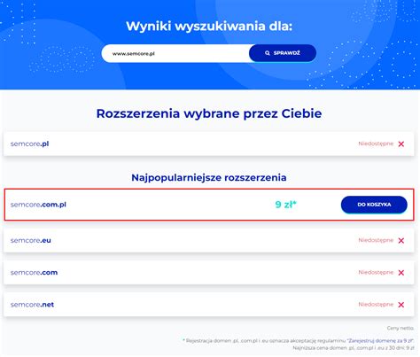 Wykupienie Domeny Krok Po Kroku Semcore
