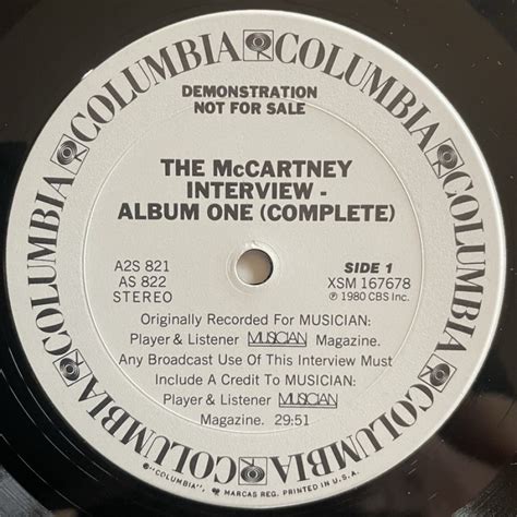 Paul McCartney The McCartney Interview LP | Buy from Vinylnet