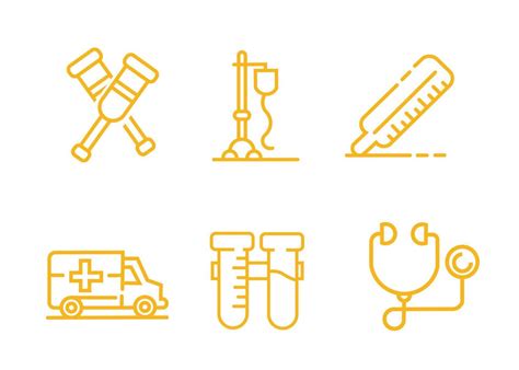 Vector Design Medical Device Icon Or Symbol Set 7796211 Vector Art At