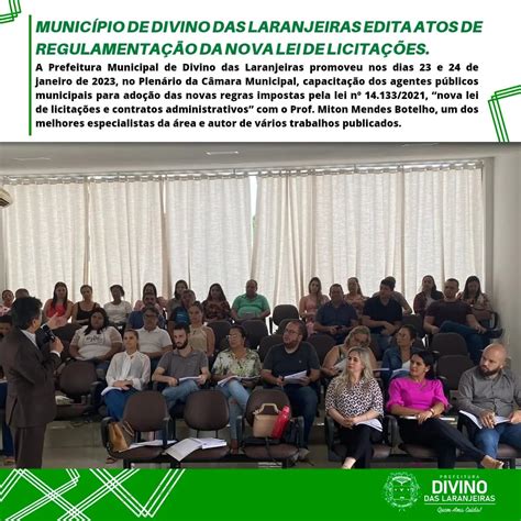 Prefeitura Municipal De Divino Das Laranjeiras